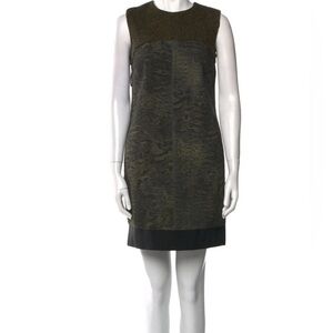 Giambattista Valli Paris sleeveless wool and silk blend mini dress